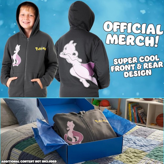 Pokemon Sherpa-Fleece-Hoodie für Jungen, Teenager, Alter 7–14, Kapuzen-Sweatshirt mit Reißverschluss, warme Hoodies, Anime-Geschenke für Jungen Pokemon Sherpa-Fleece-Hoodie für Jungen, Teenager, Alter 7–14, Kapuzen-Sweatshirt mit Reißverschluss, warme Hoodies, Anime-Geschenke für Jungen