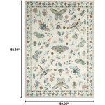 Lahome Waschbarer Teppich mit Insektenmuster, 12,7 x 17,8 cm, weiche Teppiche für Wohnzimmer, ultradünn, fusselfrei, moderner Schlafzimmerteppich, Überwurf, großer Teppich für Esszimmer, Kinderzimmer, Vionnet (1,5 x 17,8 cm, Beige) Lahome Waschbarer Teppich mit Insektenmuster, 12,7 x 17,8 cm, weiche Teppiche für Wohnzimmer, ultradünn, fusselfrei, moderner Schlafzimmerteppich, Überwurf, großer Teppich für Esszimmer, Kinderzimmer, Vionnet (1,5 x 17,8 cm, Beige)