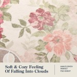 Lahome waschbare Teppiche mit Blumenmuster, 12,7 x 17,8 cm, Teppiche für Wohnzimmer, Boho-Teppich, Vintage-Teppiche für Schlafzimmer, Mädchen, rutschfest, niedriger Flor, ultradünn, großer Teppich für Bauernhaus, Esszimmer, Kinderspielzimmer, Nina (1,5 x Lahome waschbare Teppiche mit Blumenmuster, 12,7 x 17,8 cm, Teppiche für Wohnzimmer, Boho-Teppich, Vintage-Teppiche für Schlafzimmer, Mädchen, rutschfest, niedriger Flor, ultradünn, großer Teppich für Bauernhaus, Esszimmer, Kinderspielzimmer, Nina (1,5 x