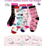 Liitrsh 6 Paar lustige Gamer-Socken für Teenager-Mädchen, neuartige Videospiel-Crew-Socken aus Baumwolle, Gaming-Geschenke, coole Gaming-Nacht-Accessoires für Frauen, Spieleliebhaber, Ostern, Abschlussfeier, Geburtstag, Spielzeit, Partygeschenke Liitrsh 6 Paar lustige Gamer-Socken für Teenager-Mädchen, neuartige Videospiel-Crew-Socken aus Baumwolle, Gaming-Geschenke, coole Gaming-Nacht-Accessoires für Frauen, Spieleliebhaber, Ostern, Abschlussfeier, Geburtstag, Spielzeit, Partygeschenke