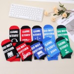 5 Paar lustige Gamer-Socken für Teenager, Jungen, Vater, Sohn, Ehemann, Väter, bitte nicht stören, Spielstart, Strumpffüller, Geburtstag, Valentinstag, Weihnachten