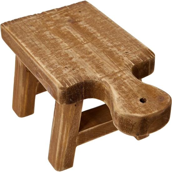 Creative Co-Op Kleiner Holzsockel mit Griff