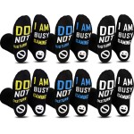 „Do Not Disturb I'm Busy“-Gaming-Socken. Neuartige Gamer-Socken mit Griff für die meisten Menschen „Do Not Disturb I'm Busy“-Gaming-Socken. Neuartige Gamer-Socken mit Griff für die meisten Menschen