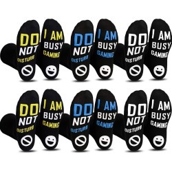 „Do Not Disturb I'm Busy“-Gaming-Socken. Neuartige Gamer-Socken mit Griff für die meisten Menschen