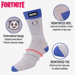 FORTNITE Fun: 6er-Pack hohe Socken für Jungen und Teenager – lebendige Gaming-Designs, bequeme Passform, langlebige Materialien