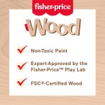 Fisher-Price Holzspielzeug Tiny Garden Caddy, 12-teiliges Set mit Holzwerkzeugen und Pflanzen für Vorschulkinder ab 3 Jahren Fisher-Price Holzspielzeug Tiny Garden Caddy, 12-teiliges Set mit Holzwerkzeugen und Pflanzen für Vorschulkinder ab 3 Jahren