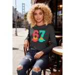 Six Seven Ice Cream Shirts für Frauen, Ice Cream Drip Shirt, lustige 6 7 Meme Langarm-Tops Six Seven Ice Cream Shirts für Frauen, Ice Cream Drip Shirt, lustige 6 7 Meme Langarm-Tops