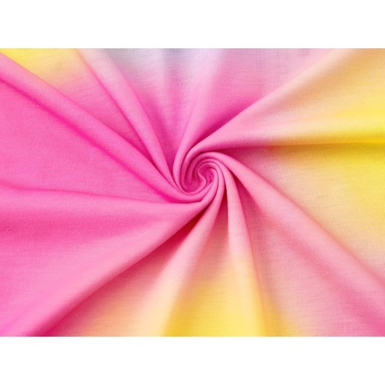 Tebbis Nachthemd für Teenager/kleine Mädchen – Sommer-Nachtwäsche mit kurzen Ärmeln, trendiges Batik-Nachthemd mit Spiralmuster, Pyjama, Größe 6–16