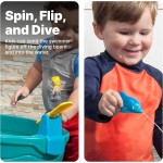 Schritt 2 Spill & Splash Seaway-Wassertisch für Kinder, zweistufiger Wasser-Sensortisch für Kinder im Freien mit Regenschirm, ab 1,5 Jahren, 11-teiliges Wasserspielzeugzubehör Schritt 2 Spill & Splash Seaway-Wassertisch für Kinder, zweistufiger Wasser-Sensortisch für Kinder im Freien mit Regenschirm, ab 1,5 Jahren, 11-teiliges Wasserspielzeugzubehör