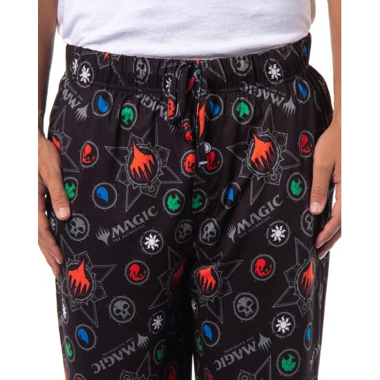 Magic: The Gathering Mana-Symbole-Kartenspiel-Schlafanzughose für Herren