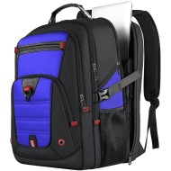 Z-MGKISS Gaming Laptop Travel Backpack Fits 18.4"-19" Laptops, Extra Large TSA Carry On Bag, College Business Work Mens Backpack, Blue