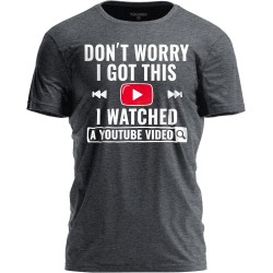 Lustiges DIY-Reparaturmechaniker-T-Shirt für Männer – Ich habe mir ein YouTube-Video-Shirt angesehen
