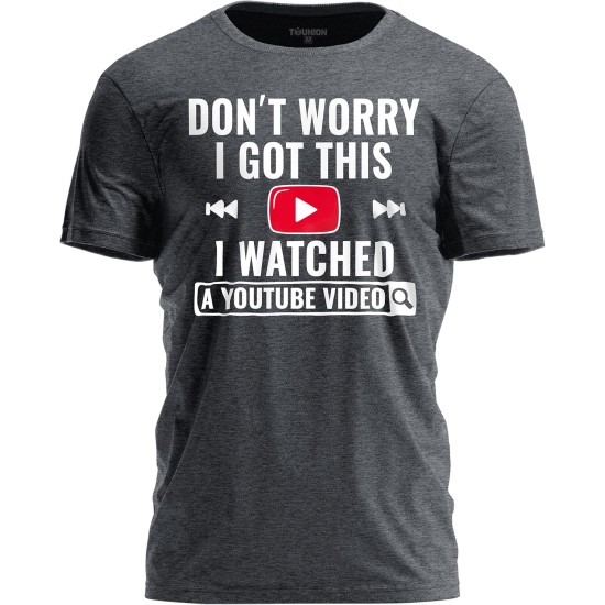 Lustiges DIY-Reparaturmechaniker-T-Shirt für Männer – Ich habe mir ein YouTube-Video-Shirt angesehen Lustiges DIY-Reparaturmechaniker-T-Shirt für Männer – Ich habe mir ein YouTube-Video-Shirt angesehen