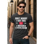 Lustiges DIY-Reparaturmechaniker-T-Shirt für Männer – Ich habe mir ein YouTube-Video-Shirt angesehen Lustiges DIY-Reparaturmechaniker-T-Shirt für Männer – Ich habe mir ein YouTube-Video-Shirt angesehen