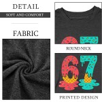 Six Seven Ice Cream Shirts für Frauen, Ice Cream Drip Shirt, lustige 6 7 Meme Langarm-Tops Six Seven Ice Cream Shirts für Frauen, Ice Cream Drip Shirt, lustige 6 7 Meme Langarm-Tops