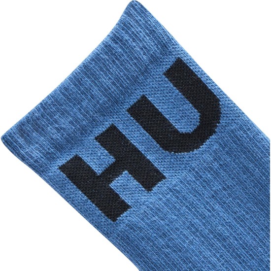 HUGO Herren-Socken aus gerippter Baumwolle mit kräftigem Logo im 3er-Pack HUGO Herren-Socken aus gerippter Baumwolle mit kräftigem Logo im 3er-Pack