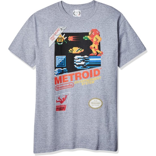Nintendo Herren Vintage Metroid T-ShirtT-Shirt Nintendo Herren Vintage Metroid T-ShirtT-Shirt
