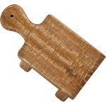 Creative Co-Op Kleiner Holzsockel mit Griff