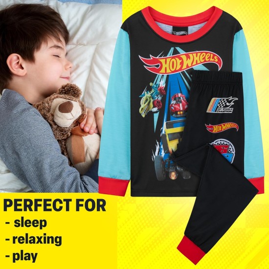 Holen Sie sich Trend-Pyjama-Set für Jungen, Teenager-Langarm-PJs für Kinder, weiche Loungewear, gemütliche Nachtwäsche, Nachtwäsche, Gamer-Geschenke für Jungen