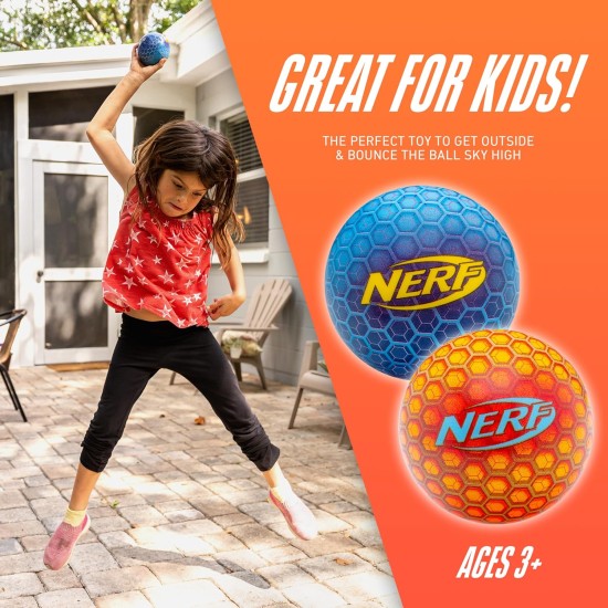NERF Super High Bounce Ball – 2 Bälle im Lieferumfang enthalten – langlebig und leicht für Spaß im Innen- und Außenbereich NERF Super High Bounce Ball – 2 Bälle im Lieferumfang enthalten – langlebig und leicht für Spaß im Innen- und Außenbereich
