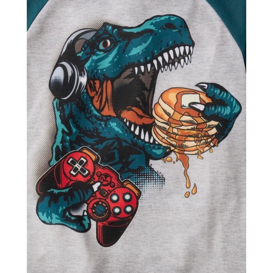 Das 2-teilige Pyjama-Set aus langärmeligem Oberteil und Hose von Children's Place für Jungen