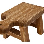 Creative Co-Op Kleiner Holzsockel mit Griff