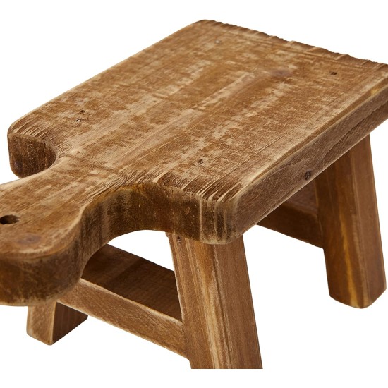 Creative Co-Op Kleiner Holzsockel mit Griff