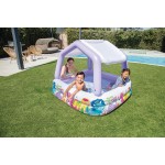 Intex 57470EP Sonnenschutz, 1,5 m, quadratisch, aufblasbar, strapazierfähiges 10-Gauge-Vinyl-Kinderbecken mit Meeresszene und Überdachung für Kinder ab 3 Jahren, mehrfarbig Intex 57470EP Sonnenschutz, 1,5 m, quadratisch, aufblasbar, strapazierfähiges 10-Gauge-Vinyl-Kinderbecken mit Meeresszene und Überdachung für Kinder ab 3 Jahren, mehrfarbig